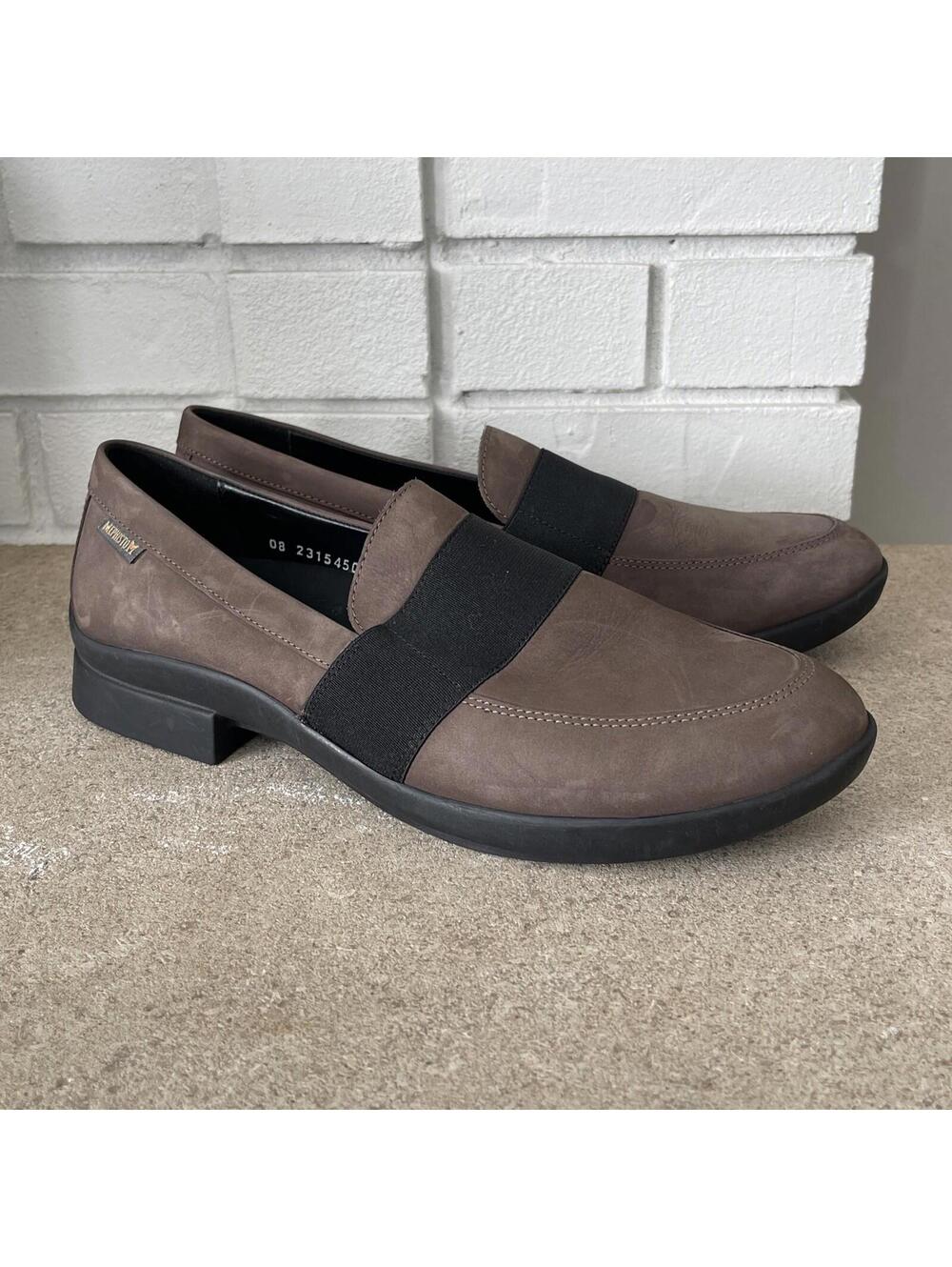 Mephisto Debby Walnut Shoe Womens 9.5 Brown Suede Slip On Comfort Casual Loafers